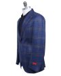 Blue Marechiaro Plaid Sportcoat Cheap