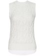 Salt White Otto Layered Tank Cheap