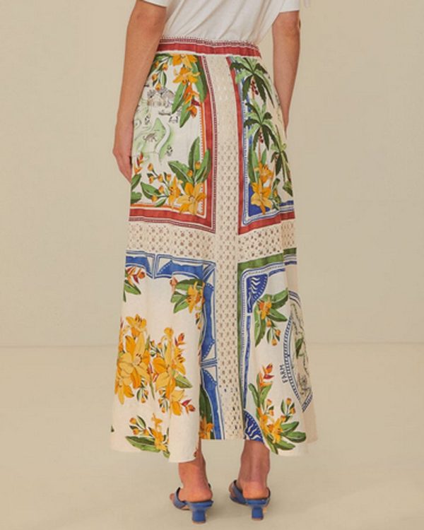 Tropical Destination Midi Skirt Sale