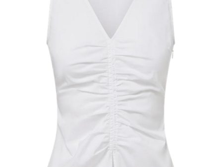 White Oya Top Hot on Sale