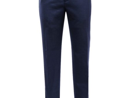 Navy Zip Dress Trouser For Cheap