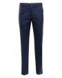 Navy Zip Dress Trouser For Cheap