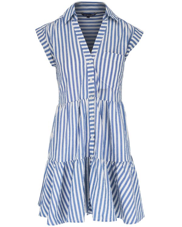 Blue and White Trisha Dress Online