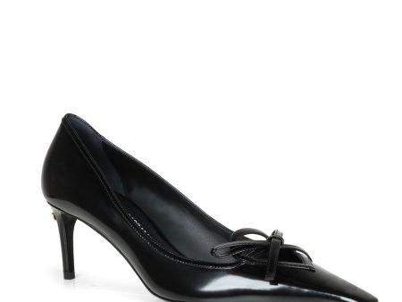 Decollete Patent Pump in Black Cheap