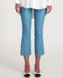 Crop Flare Legging in Chambray Blue Discount