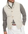 Beige Suede Vest Online Hot Sale