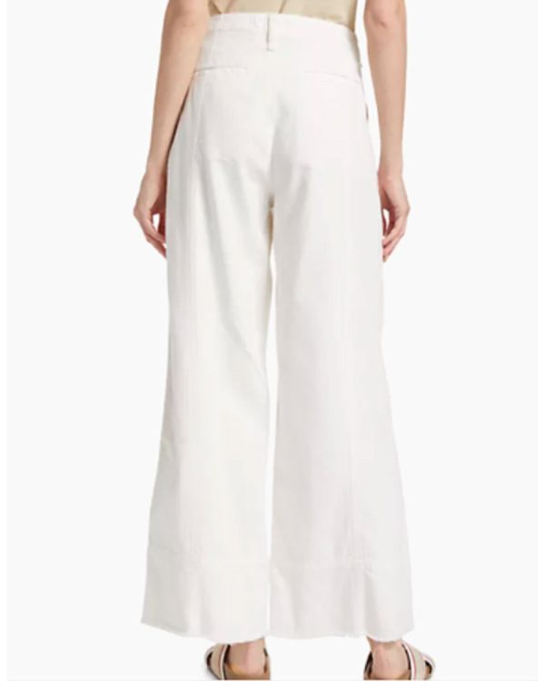 White Featherweight Arianna Cropped Palazzo For Discount