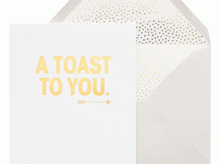 A Toast To You Card on Sale