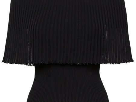 Black Off The Shoulder Pascale Top Cheap