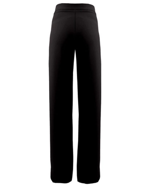 Black Crepe Twist Trouser on Sale