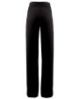 Black Crepe Twist Trouser on Sale