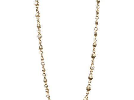 Tiny Heart Chain Necklace Online Sale