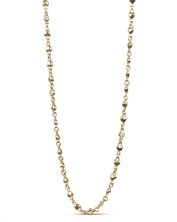 Tiny Heart Chain Necklace Online Sale