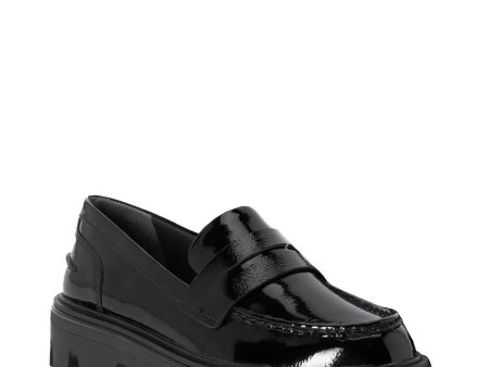 Quinn Leather Loafer in Black Patent Supply