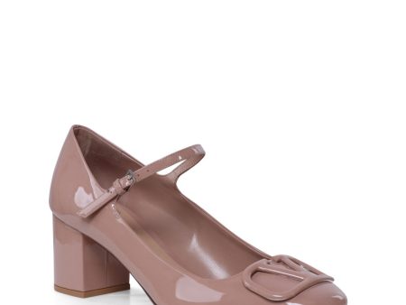 Mary Jane VLogo Signature Pump in Rose Cannelle Supply