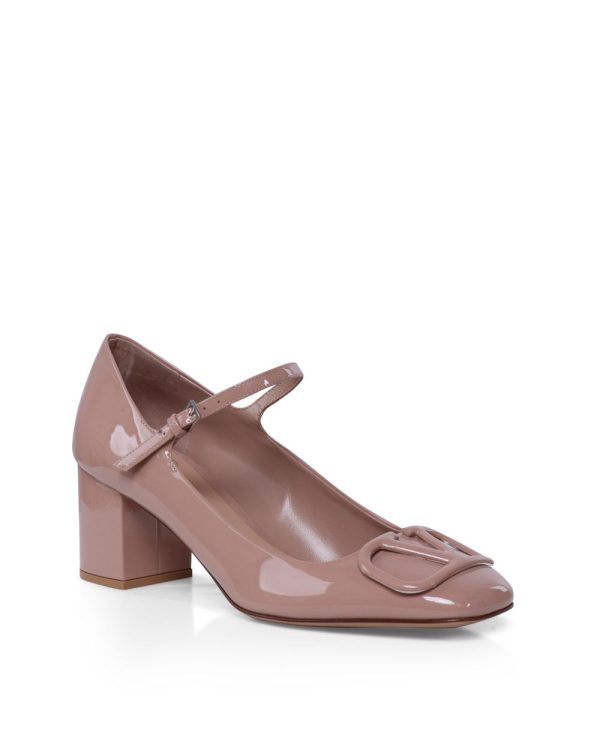 Mary Jane VLogo Signature Pump in Rose Cannelle Supply