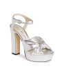 Heloise 120 Platform in Silver For Discount