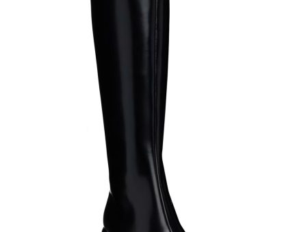 Joni Knee High Boot in Black Sale