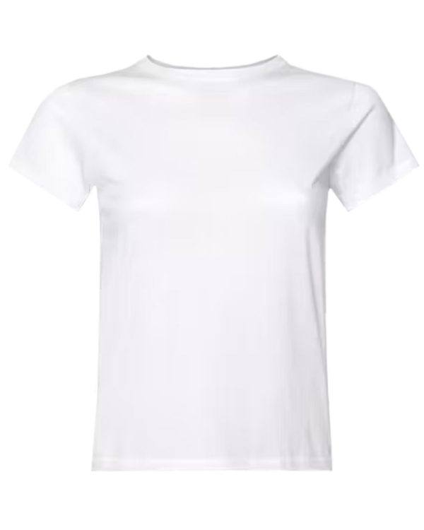 White Baby Tee Discount