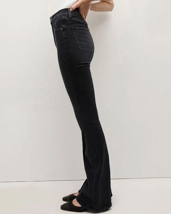 Beverly Skinny Flare in Washed Onyx For Cheap