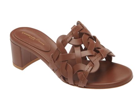 Amalfi Block Heel Slide Sandal in Sedona Sale