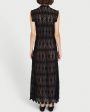 Black Macrame Midi Dress Online