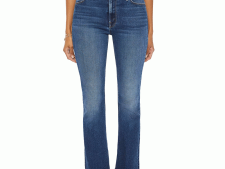 The Outside Ankle Fray Jean in Uncharted Waters on Sale