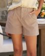 Tiramisu Linen Waterford Short Hot on Sale