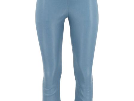 Crop Flare Legging in Chambray Blue Discount