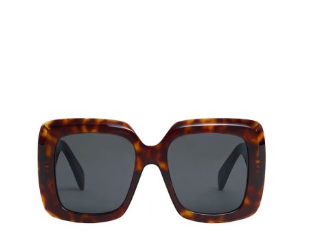 Square Sunglasses in Classic Havana For Discount