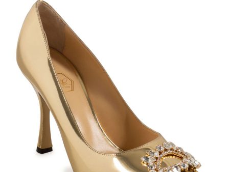 Lirum 90 Pumps in Gold Online Sale