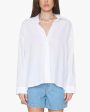 White Henry Long Sleeve Shirt For Discount