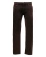 Dark Brown Denim 5 Pocket Pant Hot on Sale