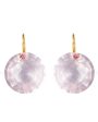 Medium Rose Quartz and Pink Sapphire Earrings Supply