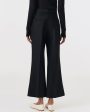 Black Credo Crop Bootcut Trouser For Sale