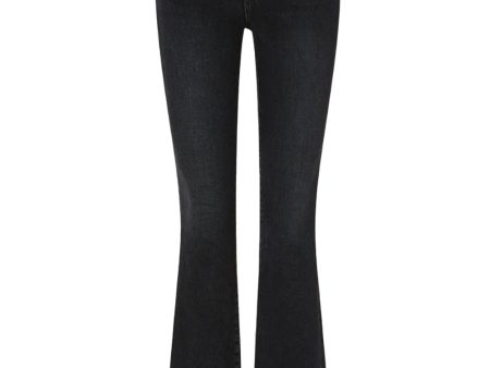 Beverly Skinny Flare in Washed Onyx For Cheap