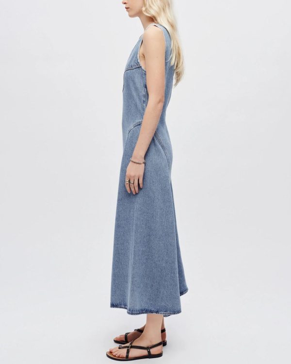 Western Denim Dress in Mojave Hot on Sale