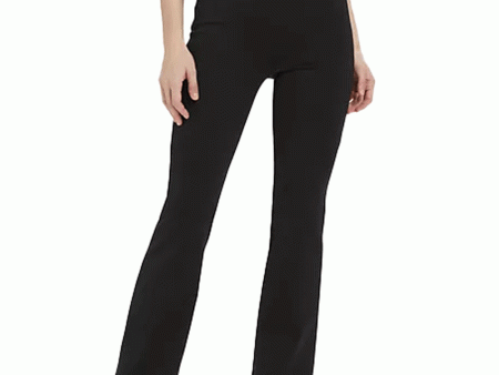 Black Back Zip Bootcut Pant For Discount