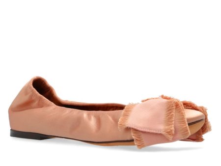 Bow Detail Ballet Flat in Blush Fashion