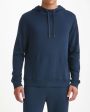 Navy Quinn Hooded Sweatshirt on Sale