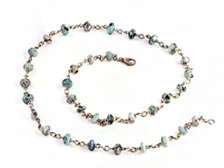 Azurite Beaded Necklace Online Sale