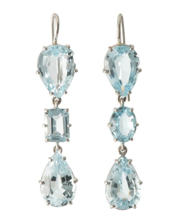 Topaz Dangle Earrings Cheap