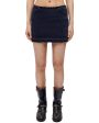 Tube Denim Mini Skirt in Blaken Blue Hot on Sale