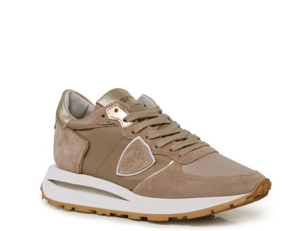 Tropez Haute Running Sneakers in Mondial Beige Online Hot Sale