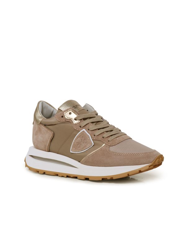 Tropez Haute Running Sneakers in Mondial Beige Online Hot Sale