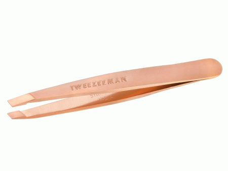 Mini Slant Tweezer in Rose Gold Cheap