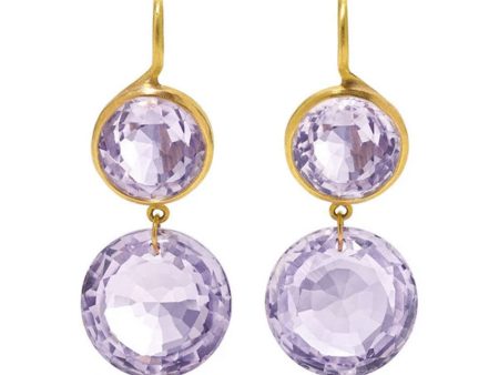 Small Amethyst Incandescent Earrings Sale