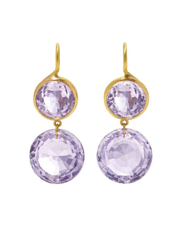 Small Amethyst Incandescent Earrings Sale