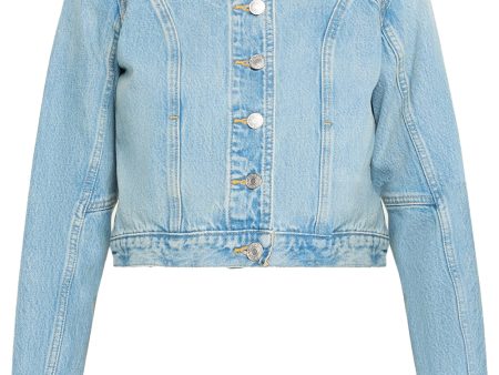 Tailored Denim Jacket in Mojave Sale