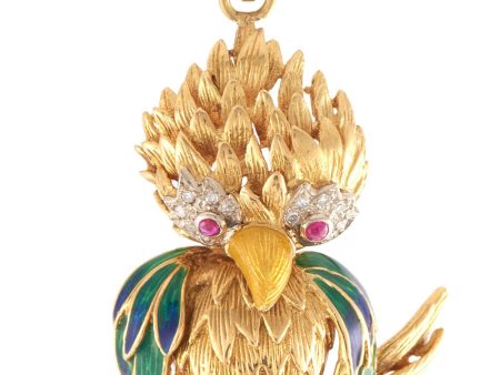 1960s Vintage Owl Pendant Online Sale